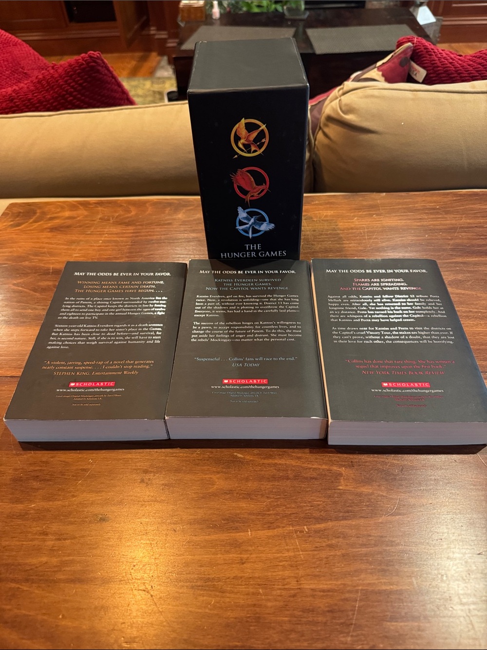 Hunger Games Trilogy Paperback Box Set Suzanne Collins Mocking Jay Catching Fire - Picture 3 of 8